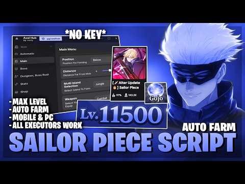 SAILOR PIECE Script Pastebin 2026 AUTO FARM, AUTO DUNGEON, WORLD BOSS, QUEST, KILL AURA (NO KEY)