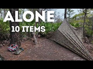5 Day No Food No Water Survival Challenge Using 10 Items from ALONE Gear List