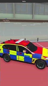 Choosing a Cool Epic Police Car to Be on Duty in Emergency London Camden on Roblox