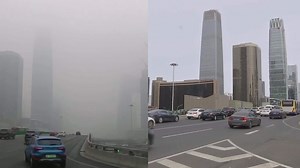 Before and after video shows the impact of the coronavirus lockdown on air quality in various cities around the world