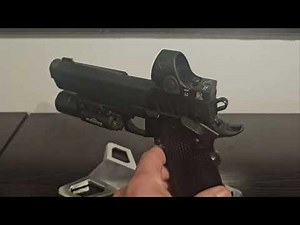 Nighthawk Fire Hawk custom double stack 1911 with range footage