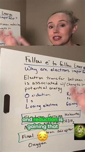 Reduction Explained: Gaining Electrons & Energy Transfer #shorts