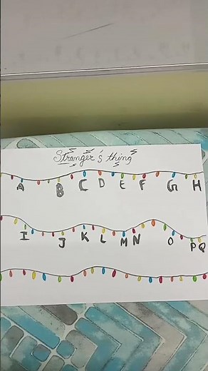 drawing stranger things