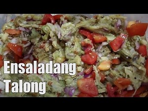 QUICK AND EASY WAY TO COOK ENSALADANG TALONG