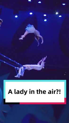Thrilling and graceful! This young lady delivered a flawless flying trapeze performance with her teammates! | Discover China