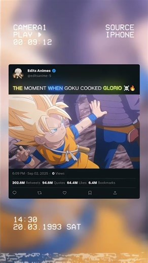 Gloriyo Shocked When See Goku Power ☠️🔥 #anime #shorts #dragonball