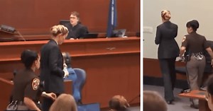 Did Amber Heard REALLY storm out of court? Johnny Depp fans claim actress was upset with her team