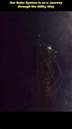 The Solar System's Cosmic Dance Through the Milky Way #shorts #space