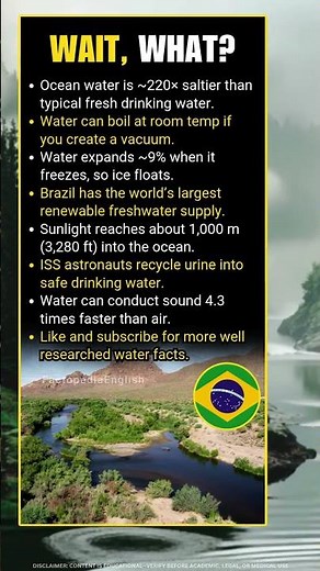 Water Facts That Will Blow Your Mind | Ocean, Space & Science