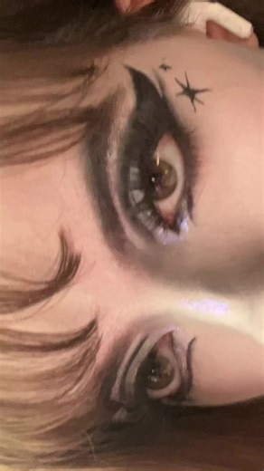 Full Goth Makeup Routine at 8 AM