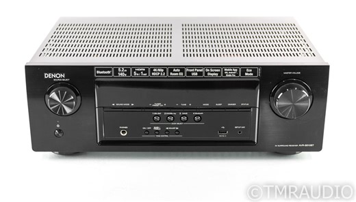 Denon AVR-S510BT 5.2 Channel Home Theater Receiver; Remote; 4K UHD; Bluetooth