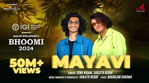 Dive into the mystical world of Mayavi featuring the legendary Sonu Nigam and Kannada's sensational star Sanjith Hegde. This track brings an irresistible vibe that will leave you spellbound. Mayavi is more than just a song it's a journey into the heart of a magical romance where a lover surrenders completely to his enchanting muse brought to you by Bhoomi 2024, presented by ‪@IGIWorldwideOfficial‬ powered by ‪@themohalife‬ 🍃 Audio credits: Singer: Sonu Nigam, Sanjith Hegde Composed and Arranged