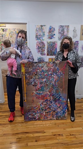 Large painting sold!!! See more artworks we have at the studio