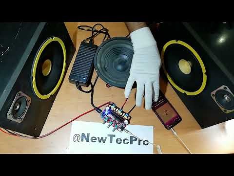 Making a Speaker audio system 2.1 channel with XH-M139 TPA3116 amplifier board