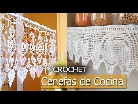 Cenefas Para Cocina - Tejidas a Crochet (Diseños Ideas )