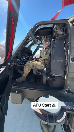 Blackhawk Helicopter APU Start