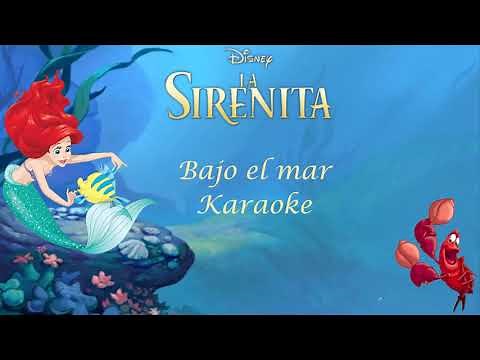 Bajo el mar | La Sirenita | Karaoke 🌊 🦀🐚