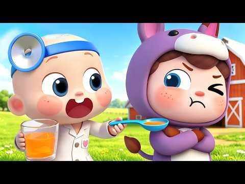 My Donkey Got a Boo-Boo | Caring & Doctor Song for Preschoolers | BabyBus