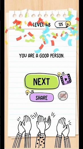 Brain Test Level 48 – “Help This Poor Guy Please