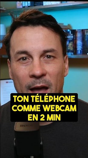 Transformez Votre Téléphone en Webcam en 5 Minutes ! 📱💻