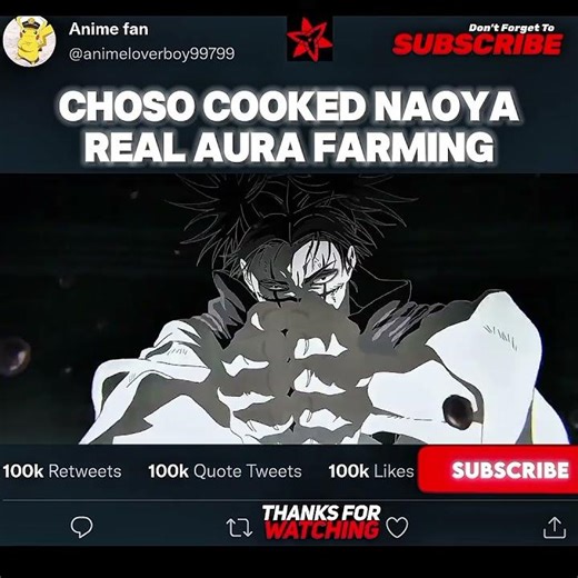 CHOSO COOKED NAOYA🥶#jujutsukaisen#jjk#jurrasicworld