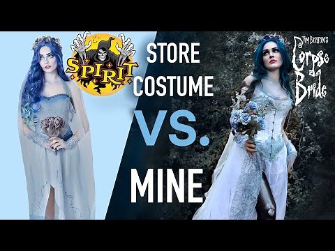 Spirit Halloween VS. My Corpse Bride Costume | Review + Build