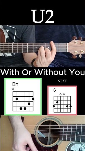With Or Without You (U2) Guitar Tutorial