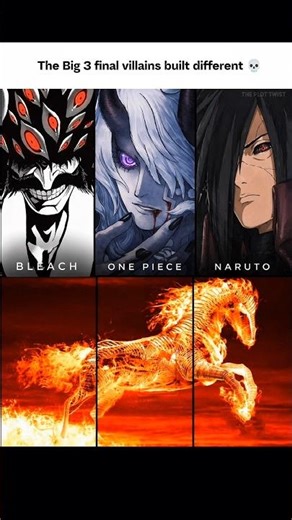 The Big 3 final villains 💀 #madara #yhwach #onepiece