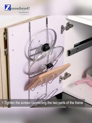 How to Assemble and Install Your Stainless Steel Cabinet Lid Rack？