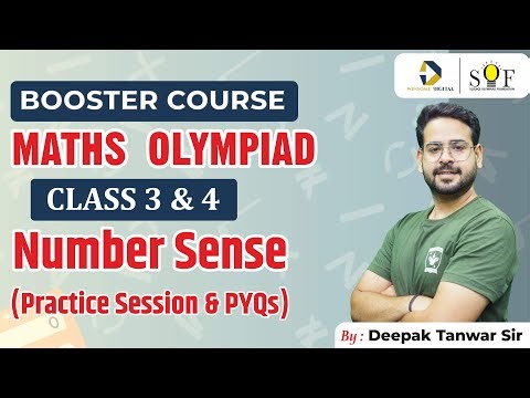 Maths Olympiad Class 3 and 4 Number Sense | SOF IMO 2024 | Previous Year Questions