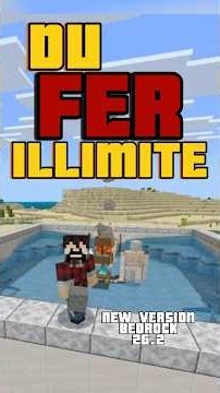 Ferme à fer infinie Bedrock 26.2 : Tuto rapide #minecraft #gaming