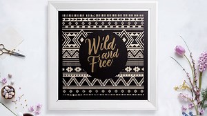 Have you used our Circle Mask Transfer? Select any pattern for the background, then select your design for the center and go wild! Be sure to "fuzz" your Circle Mask Transfer well (use our Fuzzing Cloth or a terrycloth towel to soften the adhesive). Fuzzing makes all the difference when you clean and separate the Transfers. We can't wait to see what you make. Try it with holiday designs! | Chalk Couture