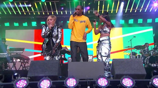 TLC & Snoop Dogg "Way Back" Live @ ABC "Jimmy Kimmel Live!", Mercedes-Benz Concert Series, Los Angel