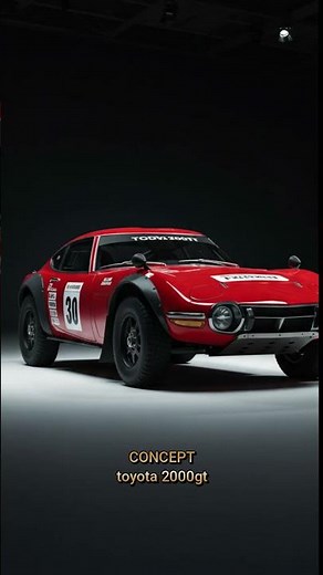 Toyota 2000GT Dakar spec! Extreme performance and driving power!