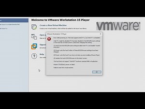 How to fix VMWare error while powering on and install ubuntu || Enable Intel VTx