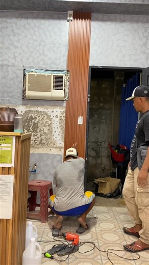 1.5K views · 1.5K reactions | Wpc panel installation for design for wall #reels #installation #WPC | Jeanante Valera | Facebook