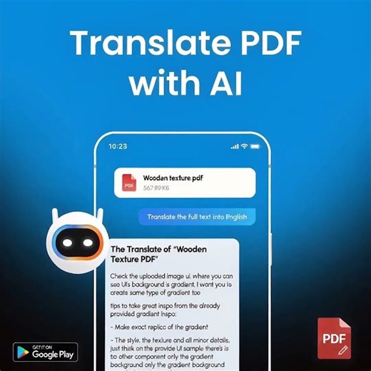 AI PDF Translator | Translate PDF Documents Instantly | Android