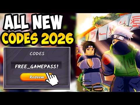 ALL WORKING NINJA TIME CODES ROBLOX - All New Ninja Time Codes 2026! (UPDATED)