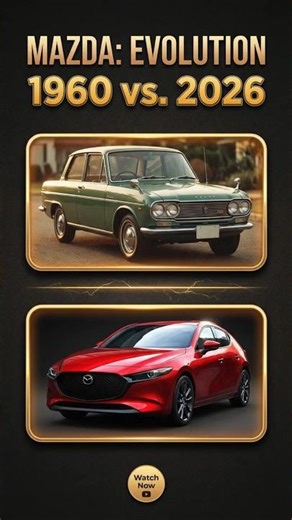 MAZDA Evolution: 1960 vs 2026 Future Concept! #ai #cars #evolution
