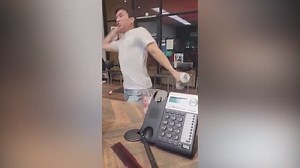 Video shows man trash Great Clips after missing appointment in East County