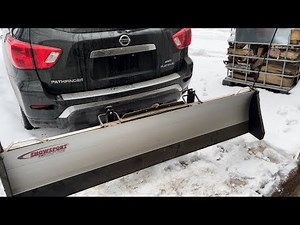 Snowsport HD Plowing - (skip to 6:00 for the action) #snow #snowplowing #pathfinder #snowremoval
