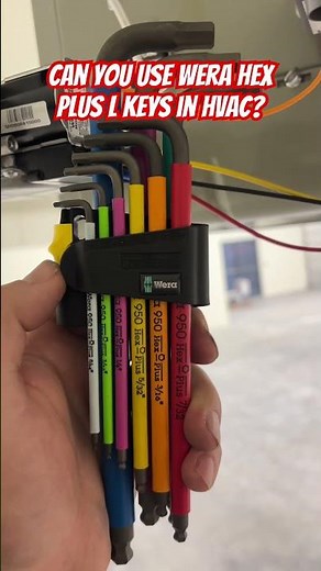 Can you use wera hex plus L keys in hvac? #nighthawkhvac #hvac#hvacpro #weratoolrebels #hvactech