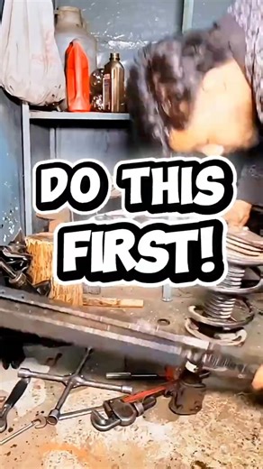 Fast Safe Trick to Compress Suspension Springs