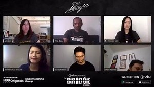 2.1K views · 74 reactions | The stellar cast of The Bridge Season 2 Bront Palarae, Rebecca Lim, Ario Bayu, ABS-CBN Star Magic’s, Joseph Marco together with producer Min Lim during#TheBridge2PHPresscon | STAR MAGIC | Facebook
