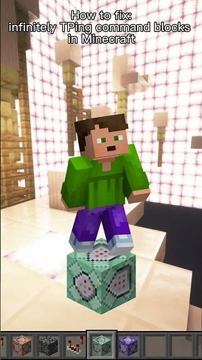 How to fix a looping Command block in Minecraft! #commandblock #minecraft #redstone #help #tip