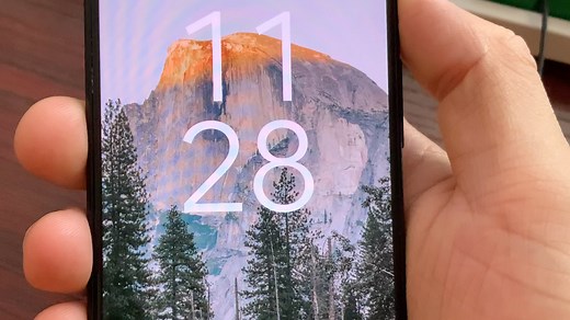 pixel4在安卓12 beta4下的解锁动画！