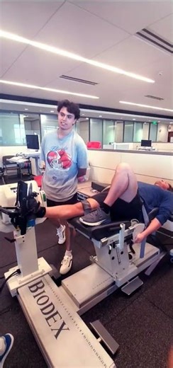 ANKLE CALF ISOMETRIC STRENGTH TEST: BIODEX ISOKINETIC #strengthtraining #anklepain