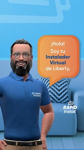 Conoce al nuevo instalador virtual de Liberty, disponible para ayudarte a conectar tu nuevo Hub TV 24/7. Aprende más en: libertypr.com/es/rapidinstall-hubtv | LibertyPR
