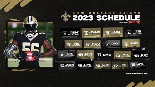 Saints Schedule Release 2023 | True Story: I Write the NFL Scripts